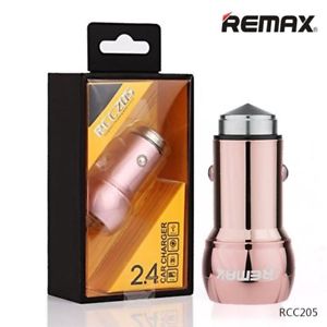 Cargador Cubo Carro RCC205 Remax – Color Rosado