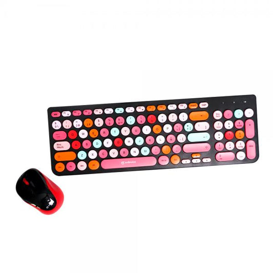 Teclado + Mouse inalámbrico e‑device KE01