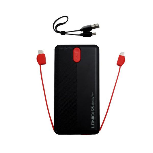 Batería de emergencia PQ13 10.000mAh LDNIO – Negra