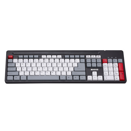 Teclado Office KB005 EN – Marvo (Gris)