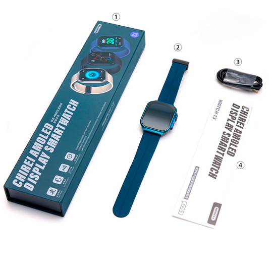 RELOJ INTELIGENTE WATCH 13 SERIE CHIREI REMAX AZUL