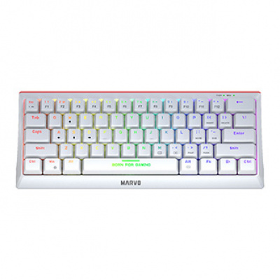 Teclado Gaming Marvo KG962G – Blanco