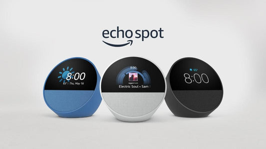 Parlante inteligente echo spot 1er generación Amazon azul