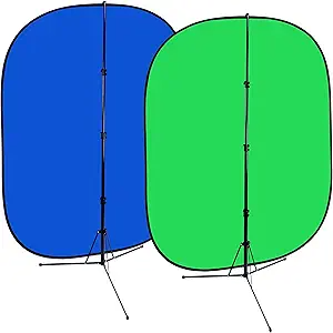 Kit Trípode con Panel Trasero RE1520 Weifeng Verde y Azul