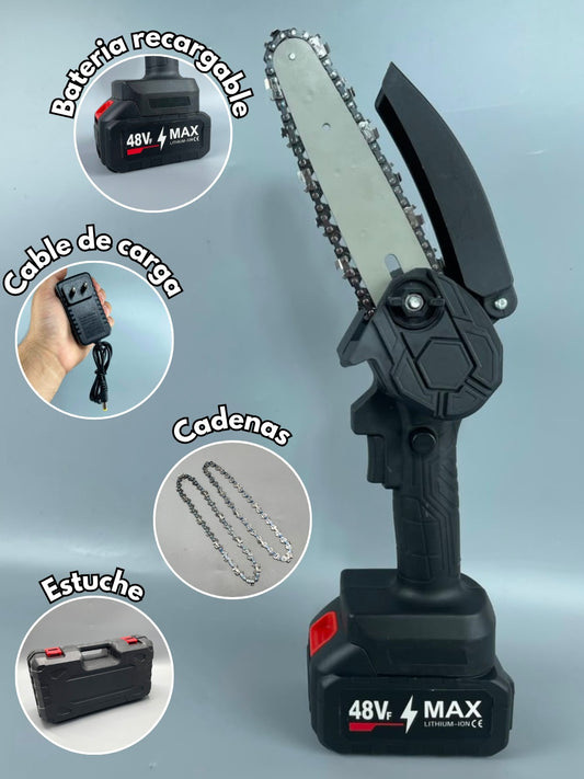 Mini sierra eléctrica recargable