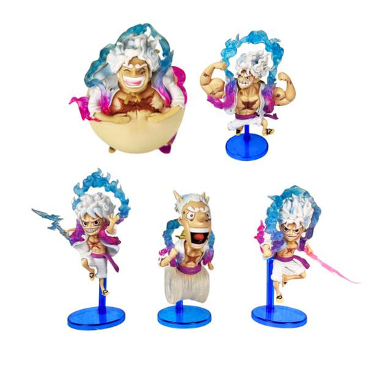 Set de Figuras – Luffy Gear 5 (One Piece)