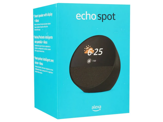 Dispositivo Inteligente Amazon Echo Spot (2024) – Negro