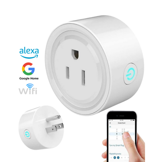 Tomacorriente Inteligente WiFi Smart Plug – Compatible con Alexa y Google