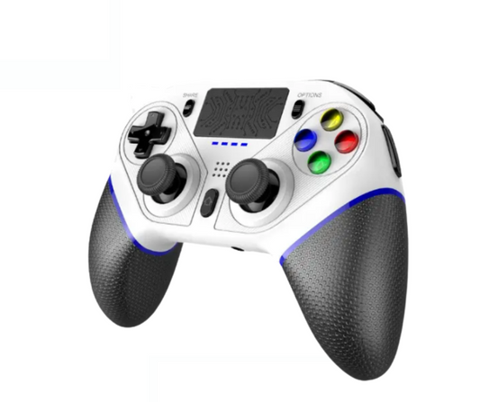 Control Inalámbrico Bluetooth 4010B Blanco para PS4/PS3/PC