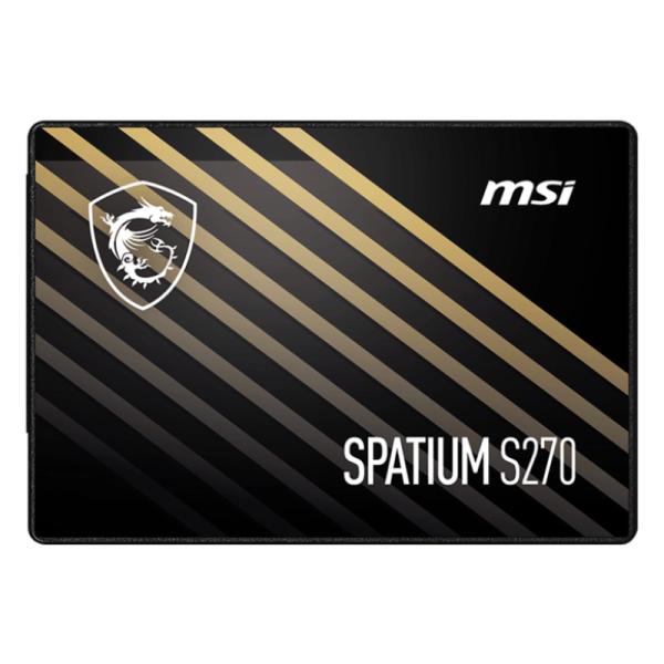 SSD Interno 960GB: MSI Spatium S270, 2.5" SATA III, 500 MB/s