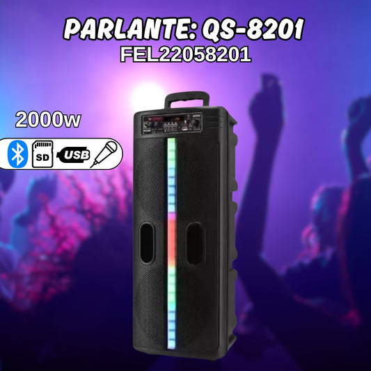 Parlante Bluetooth QS-8201 2000W