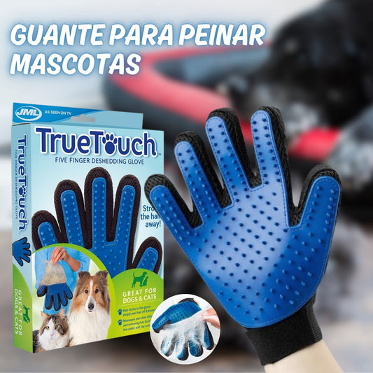 Guante para Peinar Mascotas – Recolección de Pelo para Perros y Gatos