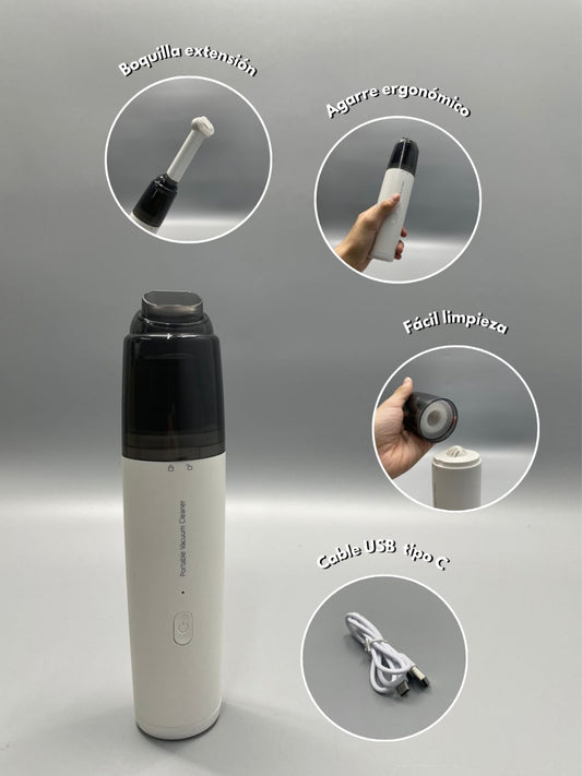 ASPIRADORA INALÁMBRICA 120W QL-101 CON ACCESORIOS