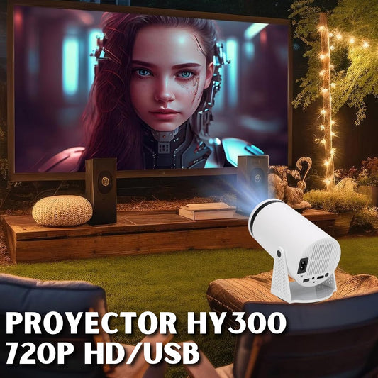 Proyector HY300 – 720p HD con Streaming y USB