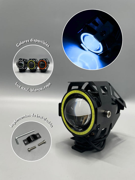 Barra LED Redonda con Lupa y Ojo de Ángel