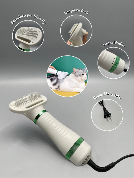 Peine con Secador para Mascotas