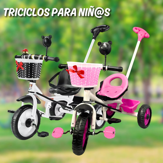 Triciclo para niña y niño