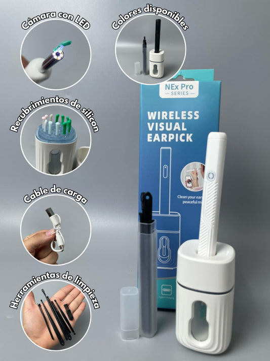 Cámara Inalámbrica con Accesorios para Oídos Visual Earpick