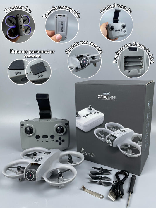 Juguete Drone con Cámara CZ06 Mini
