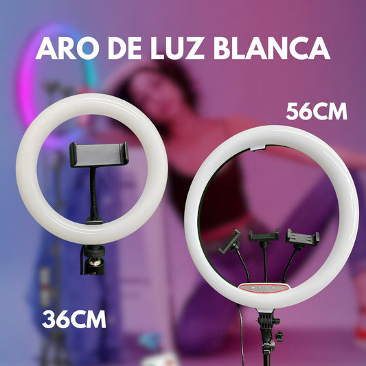 Aro de luz para creadores de contenido 56 cms
