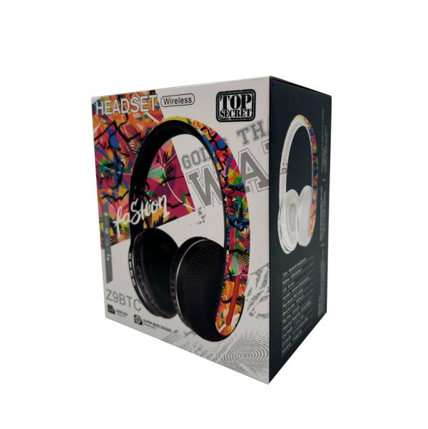 AUDÍFONOS MANOS LIBRES Z9 GJBY – NEGRO (DIADEMA)