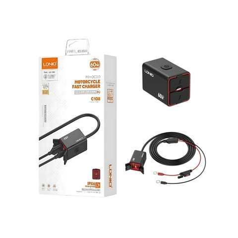 Cargador para Motocicleta LDNIO C108
