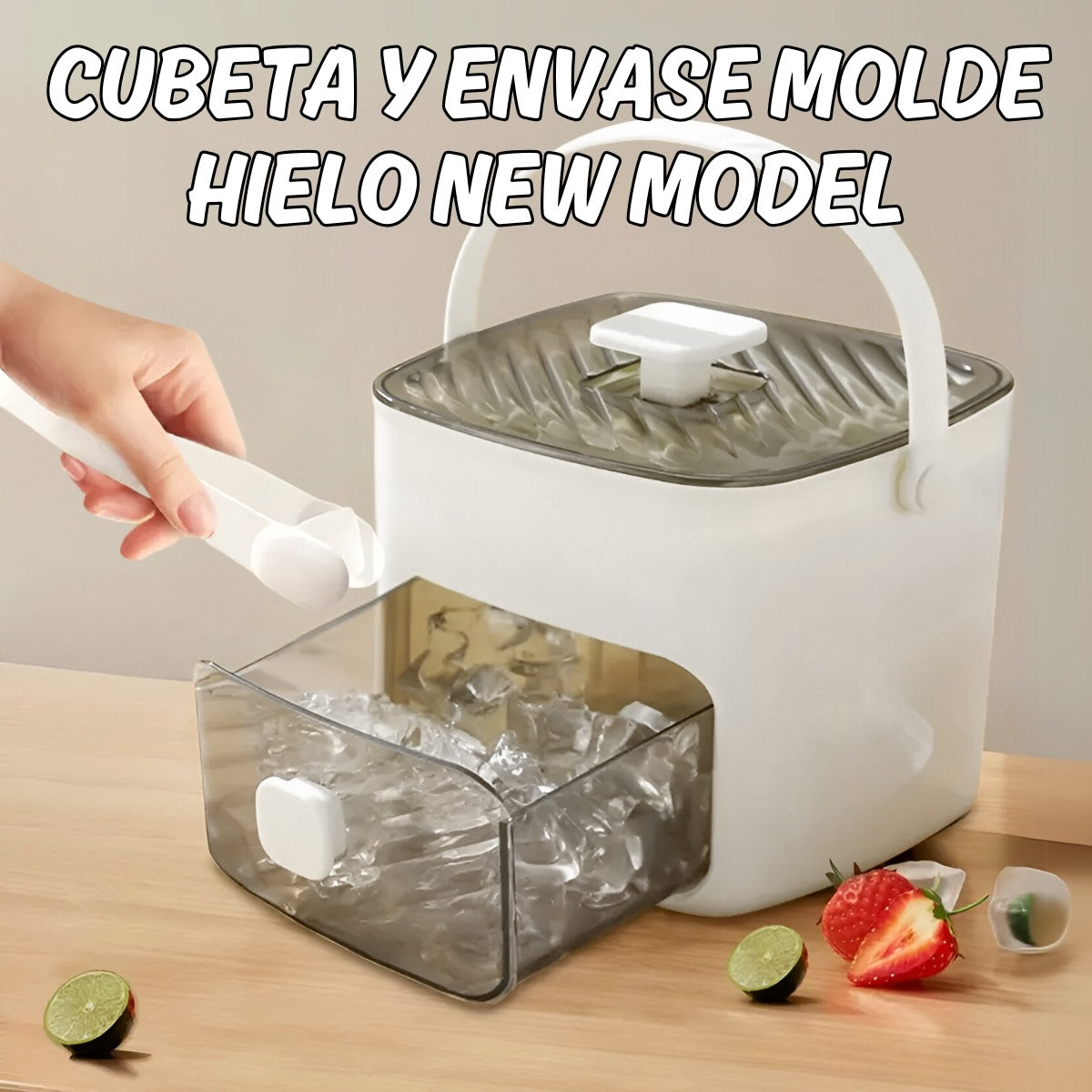 Cubeta y envase molde hielo new model
