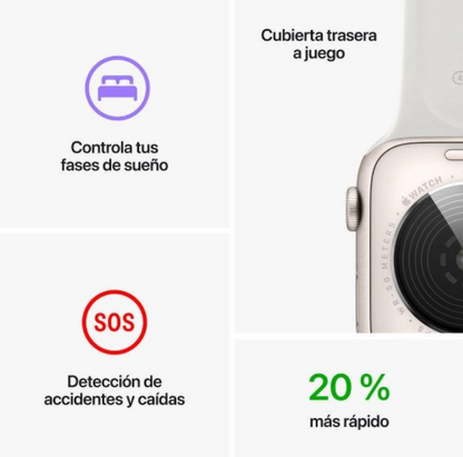 Apple Watch SE 2.ª Generación 40 mm Midnight GPS + Correa de Silicón
