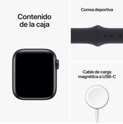 Apple Watch SE 2.ª Generación 40 mm Midnight GPS + Correa de Silicón