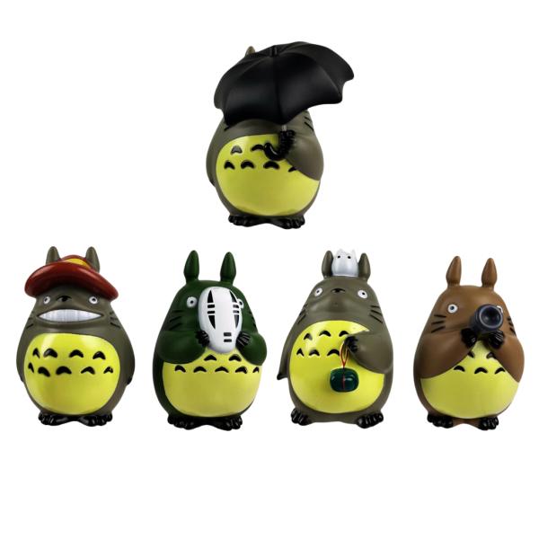 Set de Figuras de Colección: Totoro Cosplay & Moment