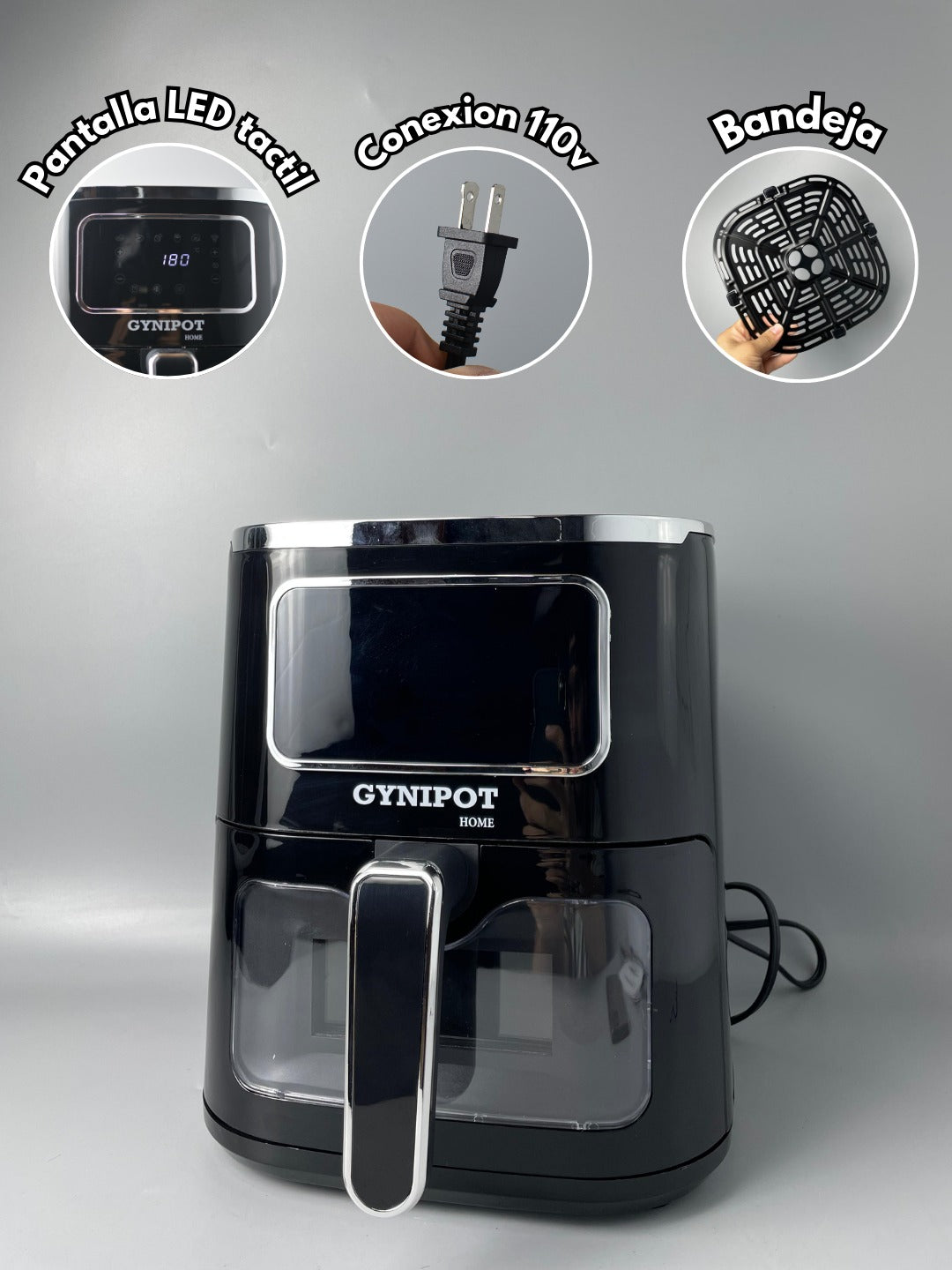 FREIDORA DE AIRE AIR FRYER 5L GYNIPOT GY-818