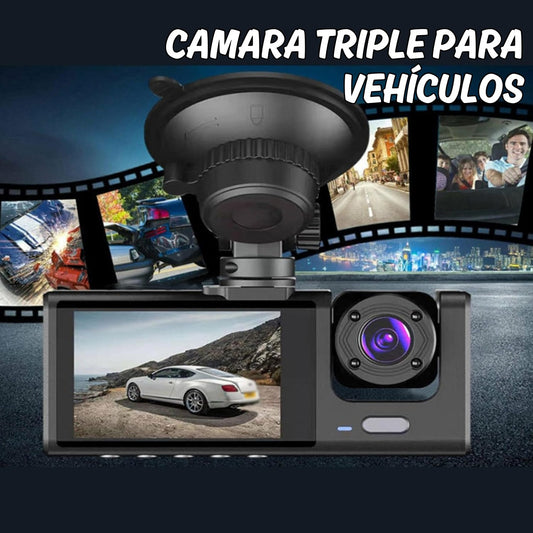 Cámara Triple para vehiculos