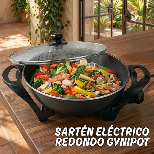 SARTEN ELECTRICO REDONDO. GYNIPOT GY-3130