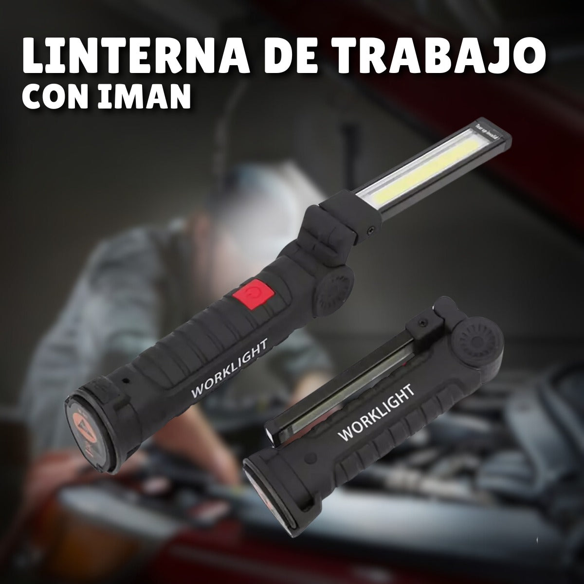 Linterna con imán