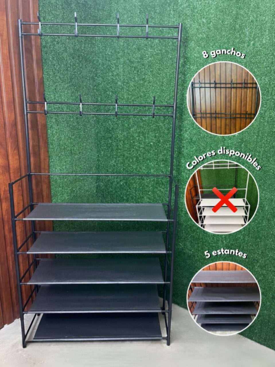 ZAPATERA METÁLICA SHOES-HAT RACK