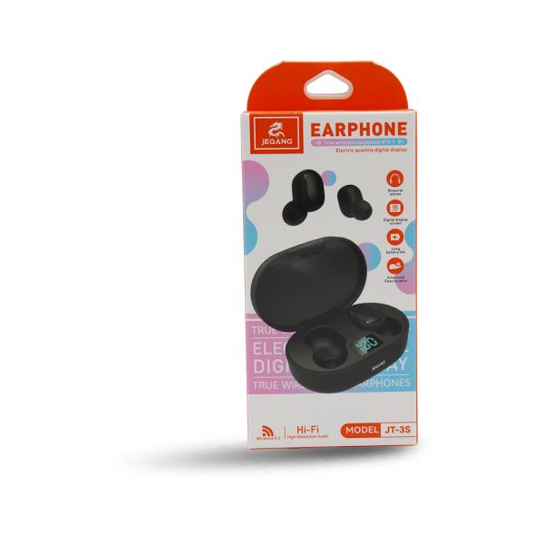 Audífono JT-3S Bluetooth TWS con Pantalla Digital