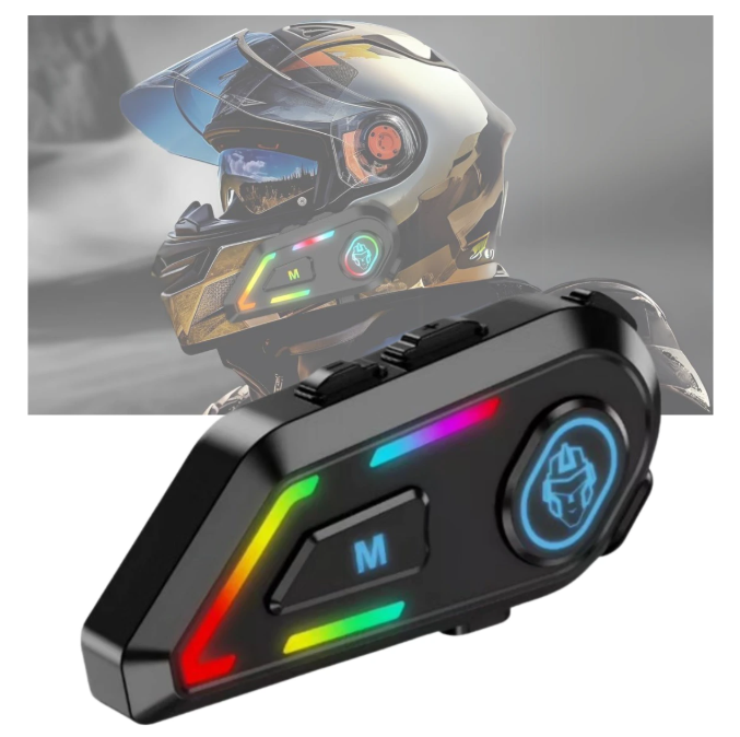 Auricular Speaker Bluetooth para Casco de Moto