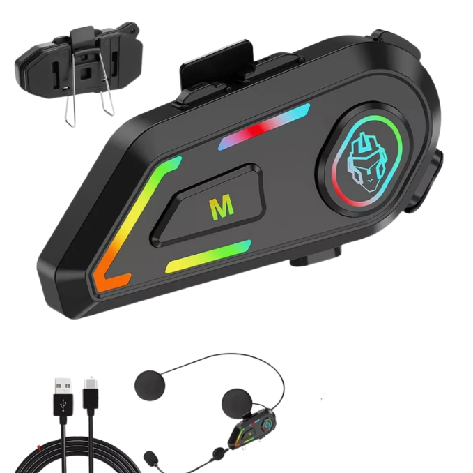 Auricular Speaker Bluetooth para Casco de Moto