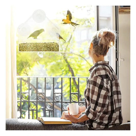 COMEDERO DE AVES PARA VENTANAS
