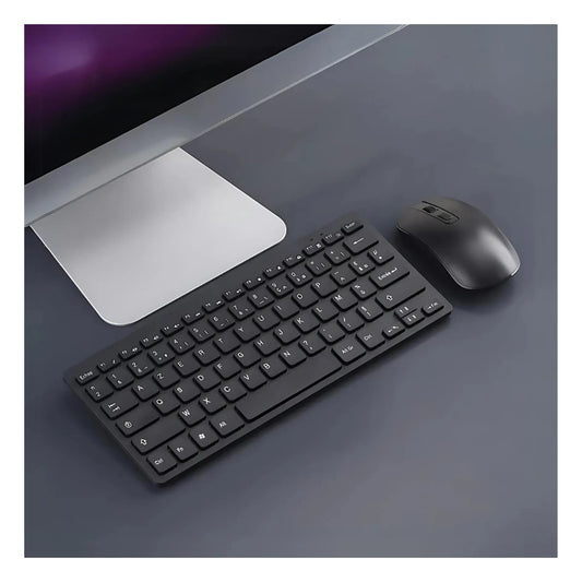 Teclado con mouse inalámbrico con mini keyboard