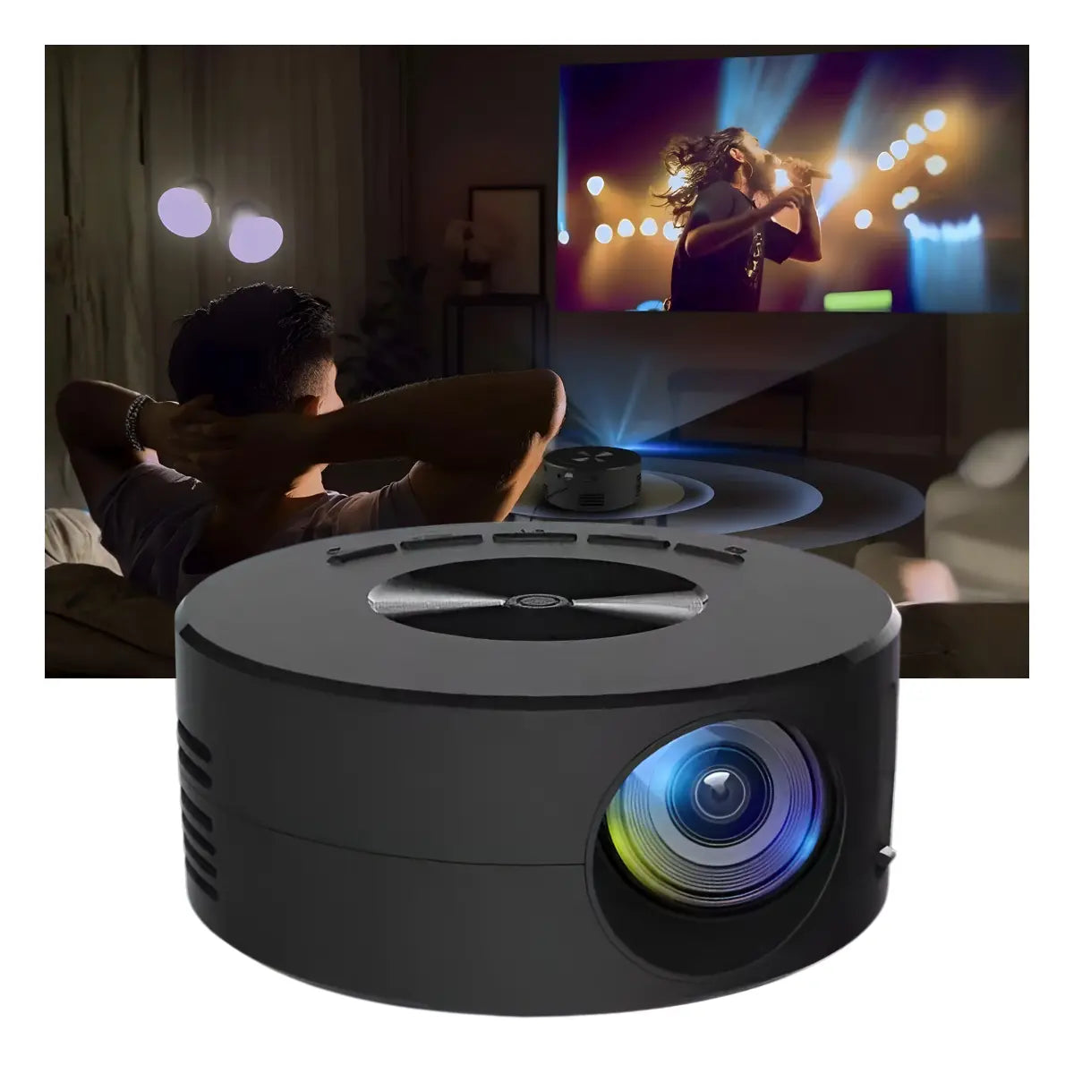 PROYECTOR MINI SCREEN MIRRORING USB