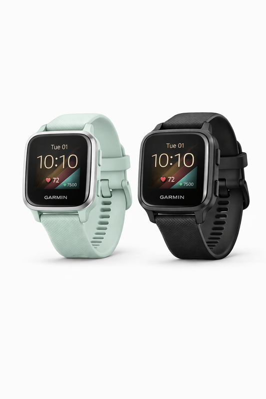 Garmin Venu SQ GPS Smartwatch - Menta y Negro