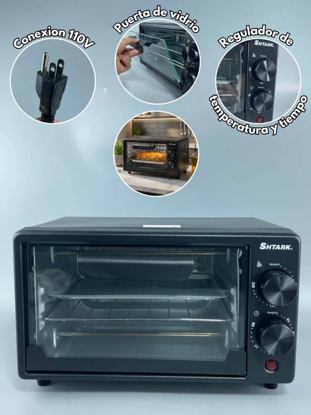 Horno Eléctrico 110v Cap 12 L