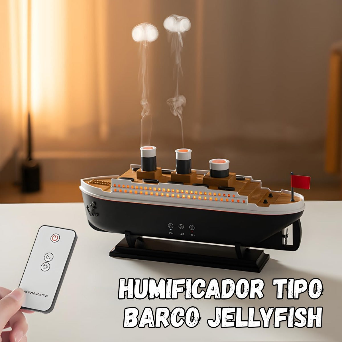 Humidificador tipo barco jellyfish