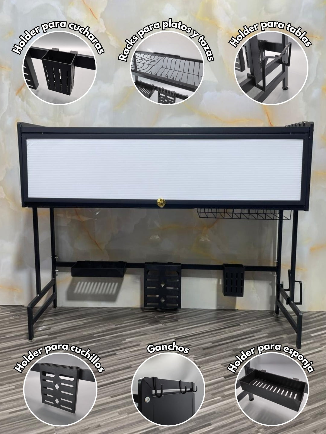 Organizador Rack C/PUERTA acrílica