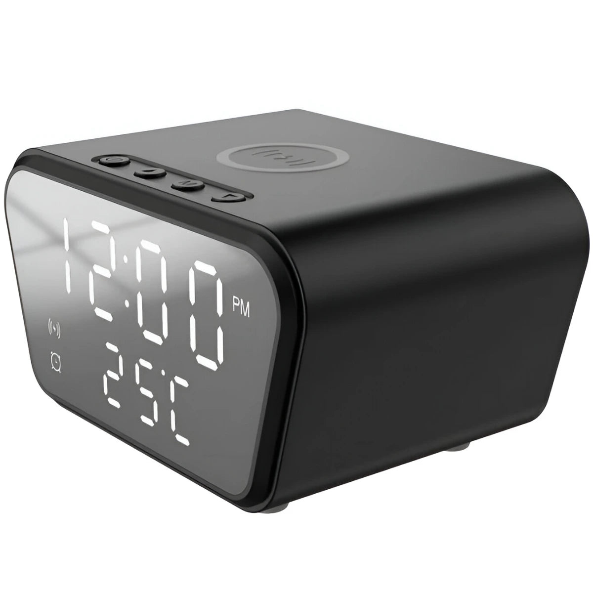 Reloj Multifuncional de Mesa con Carga Inalámbrica