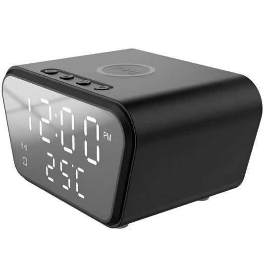 Reloj Multifuncional de Mesa con Carga Inalámbrica