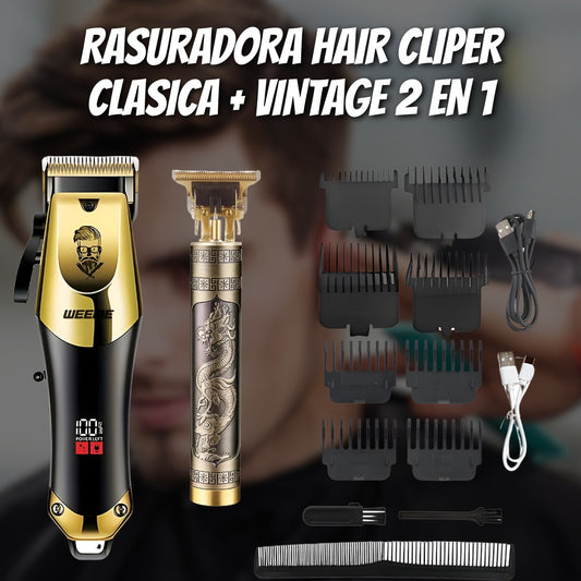 Rasuradora Hair Clipper 2 en 1