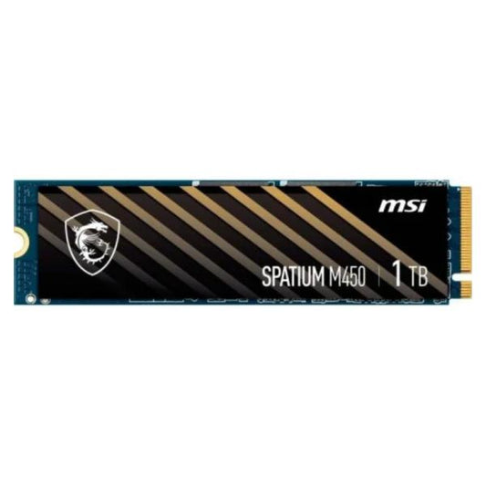 SSD Interno 1TB: MSI Spatium M450, M.2 NVMe PCIe 4.0, 3600 MB/s