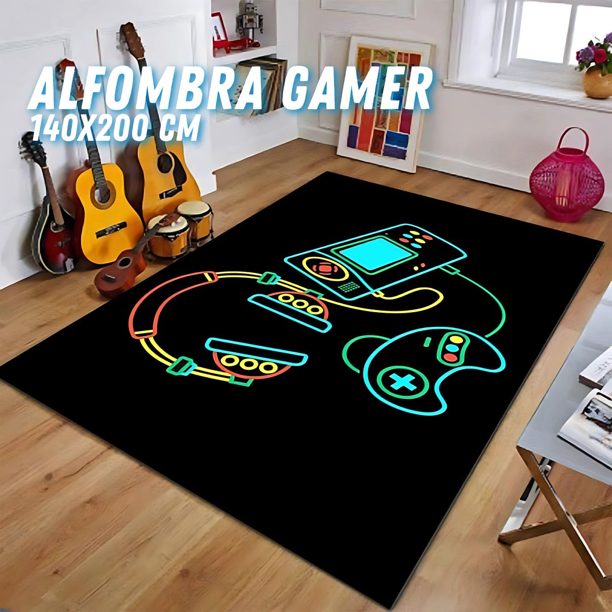 Alfombra Gamer 140 x 200 cm